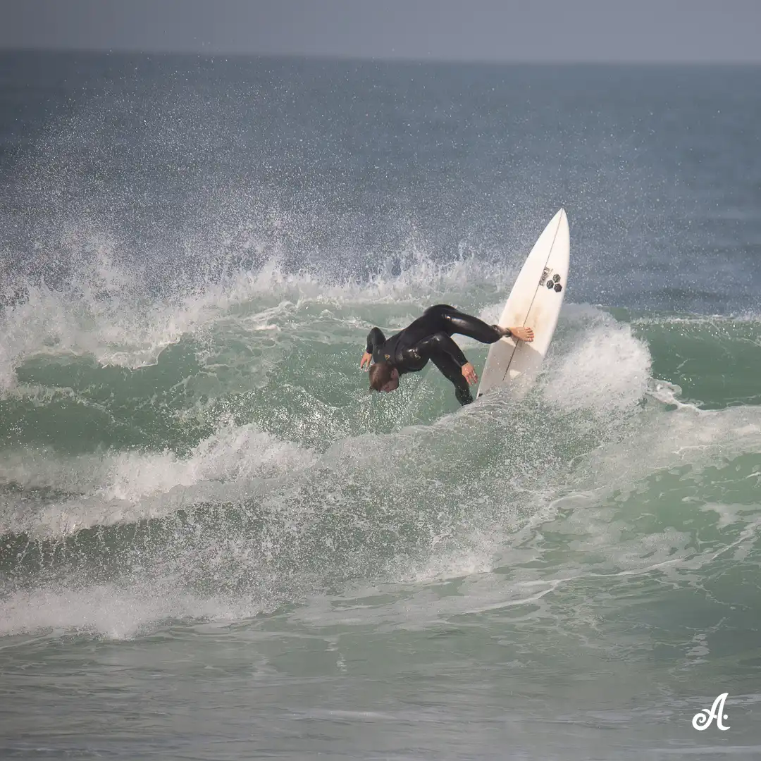 Photo sport Landes Pays Basque surf avant - Alexis GALINDO